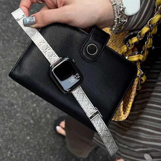 Arctic Vein Gleam Watch Strap