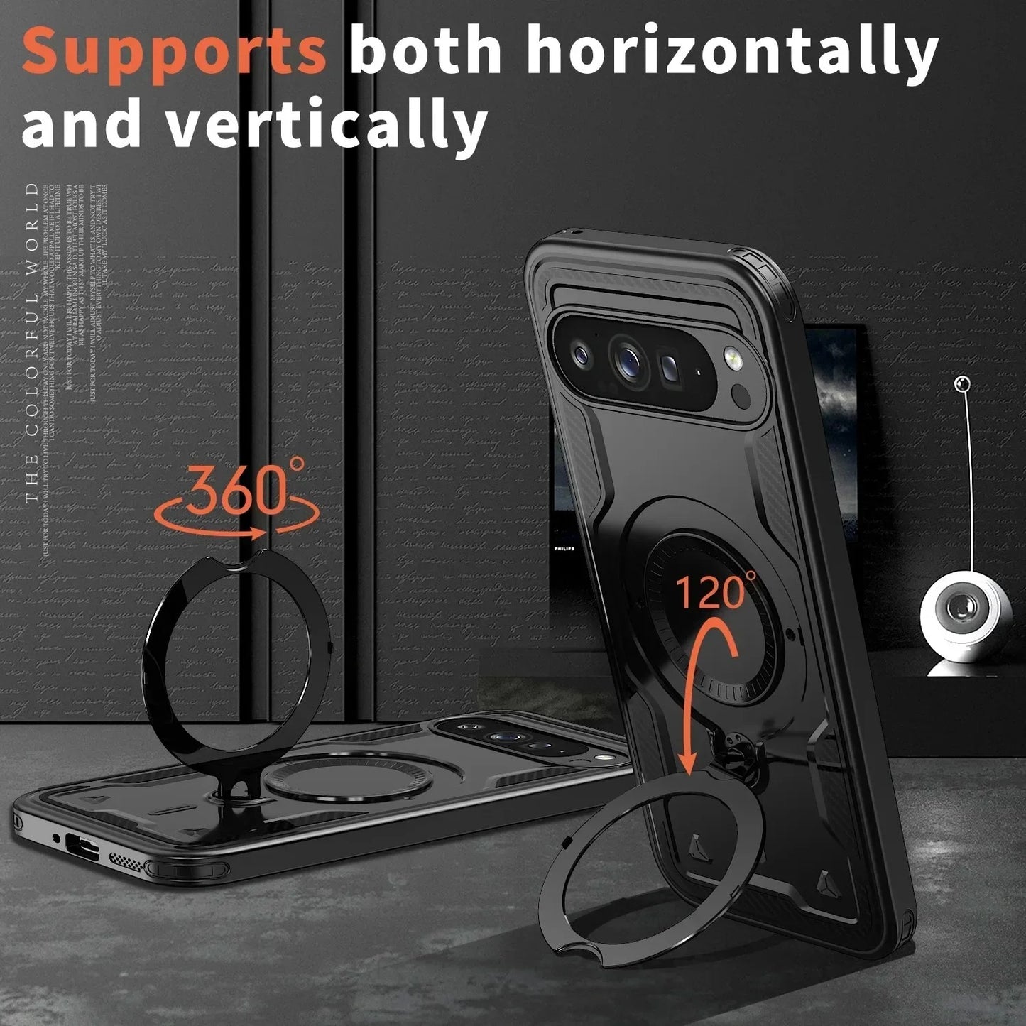 Rugged 360° Rotatable Kickstand Case - Google