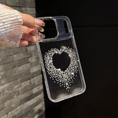 Glamour Crystal Heart Design Case