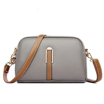 Luxury Flap Leather Messenger Bag