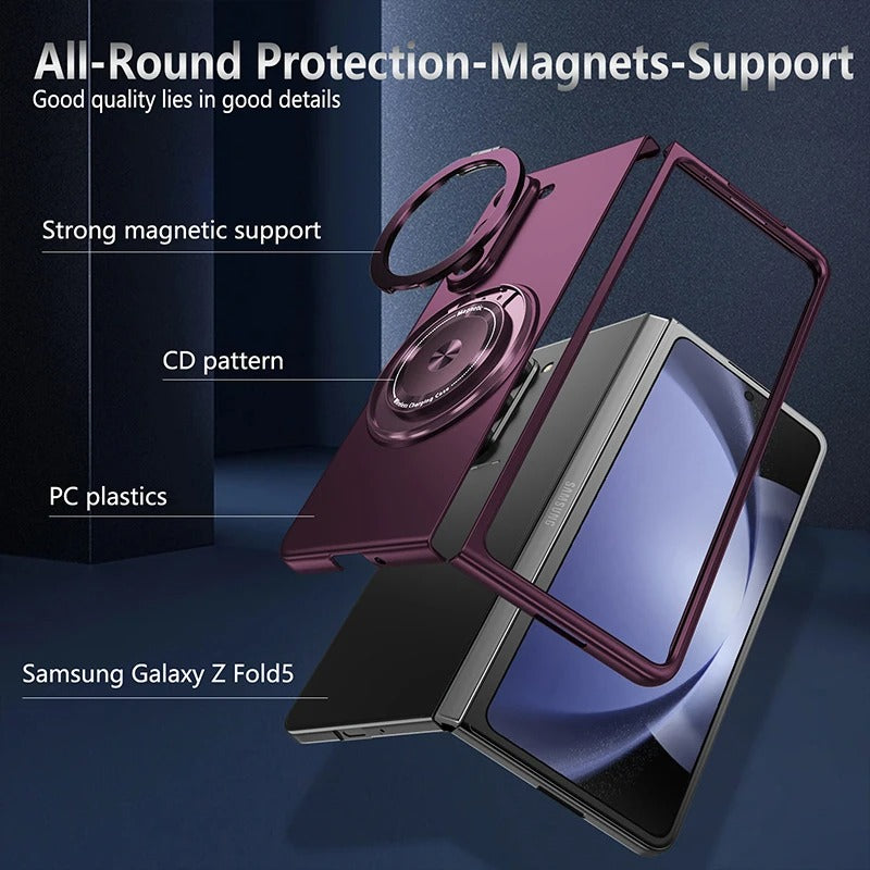 Magnetic 360° Rotating Stand Case - Samsung