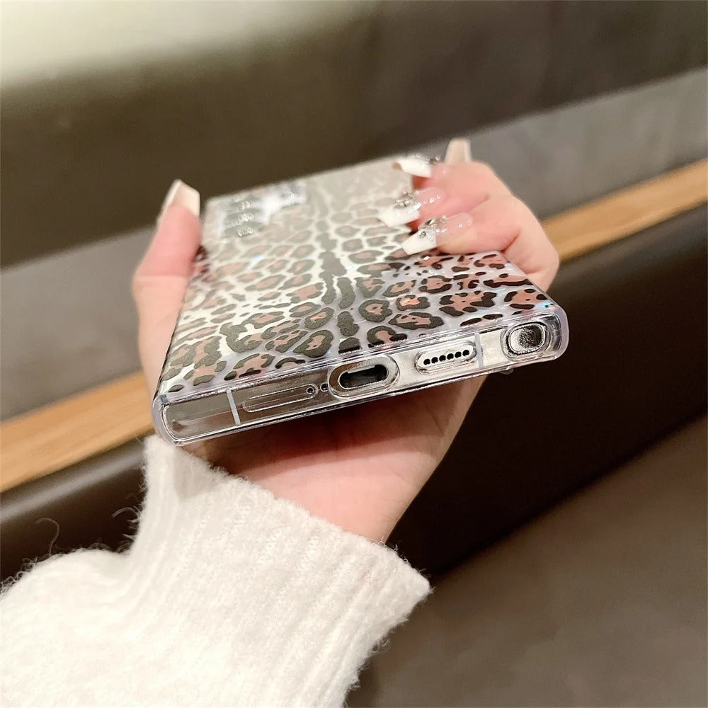 Luxury Dream Shell Leopard Design Case - Samsung