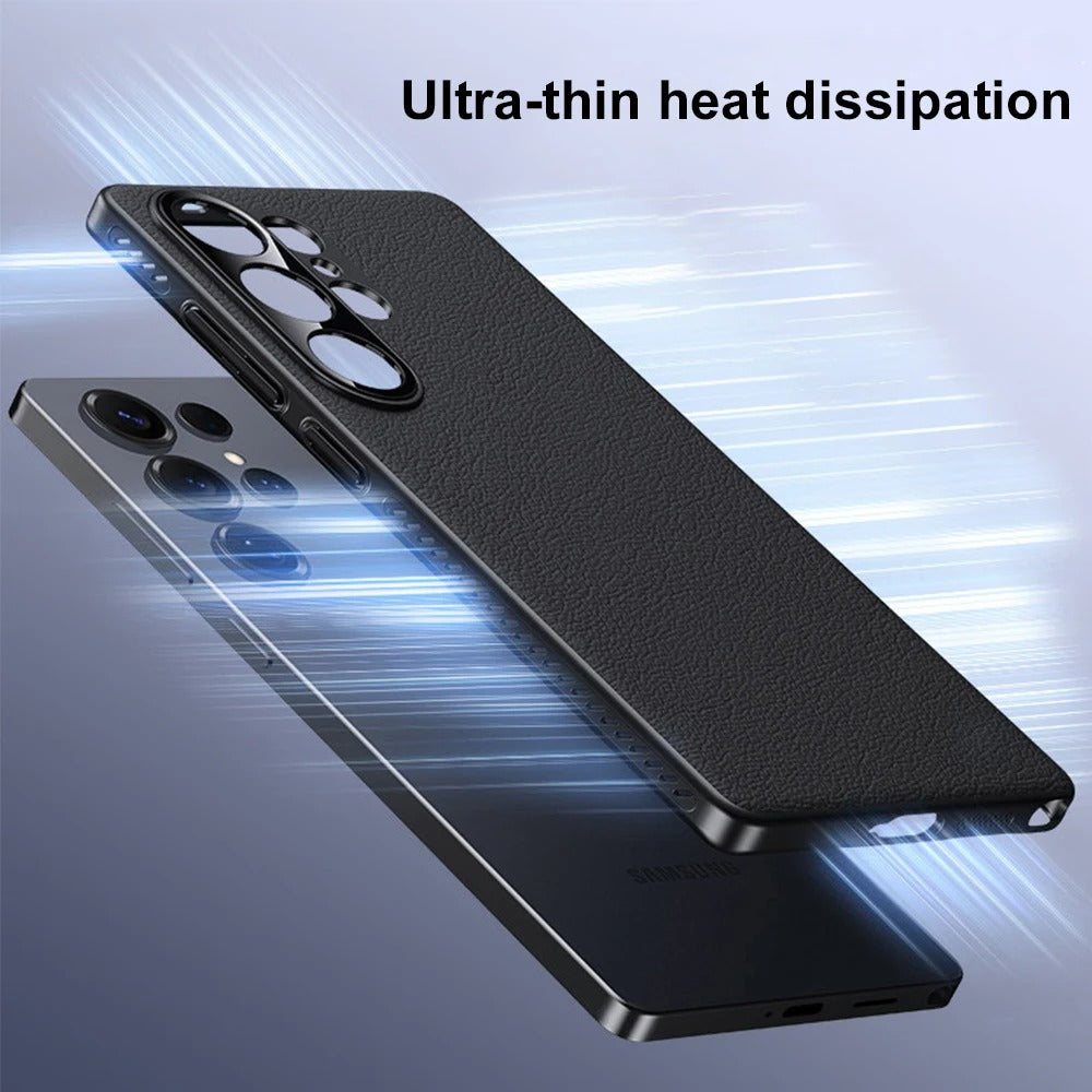 Thermal Guard Magnetic Leather Case