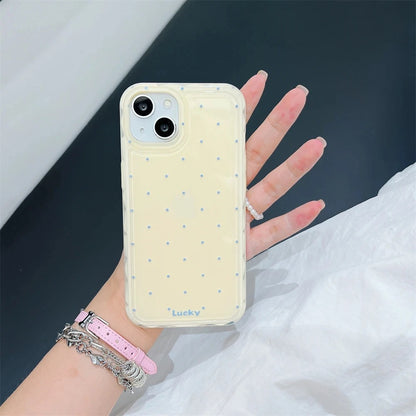 Blush Polka Dot Happy Case