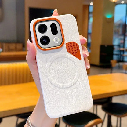 Lattice Contrast Line MagSafe Case - Oppo