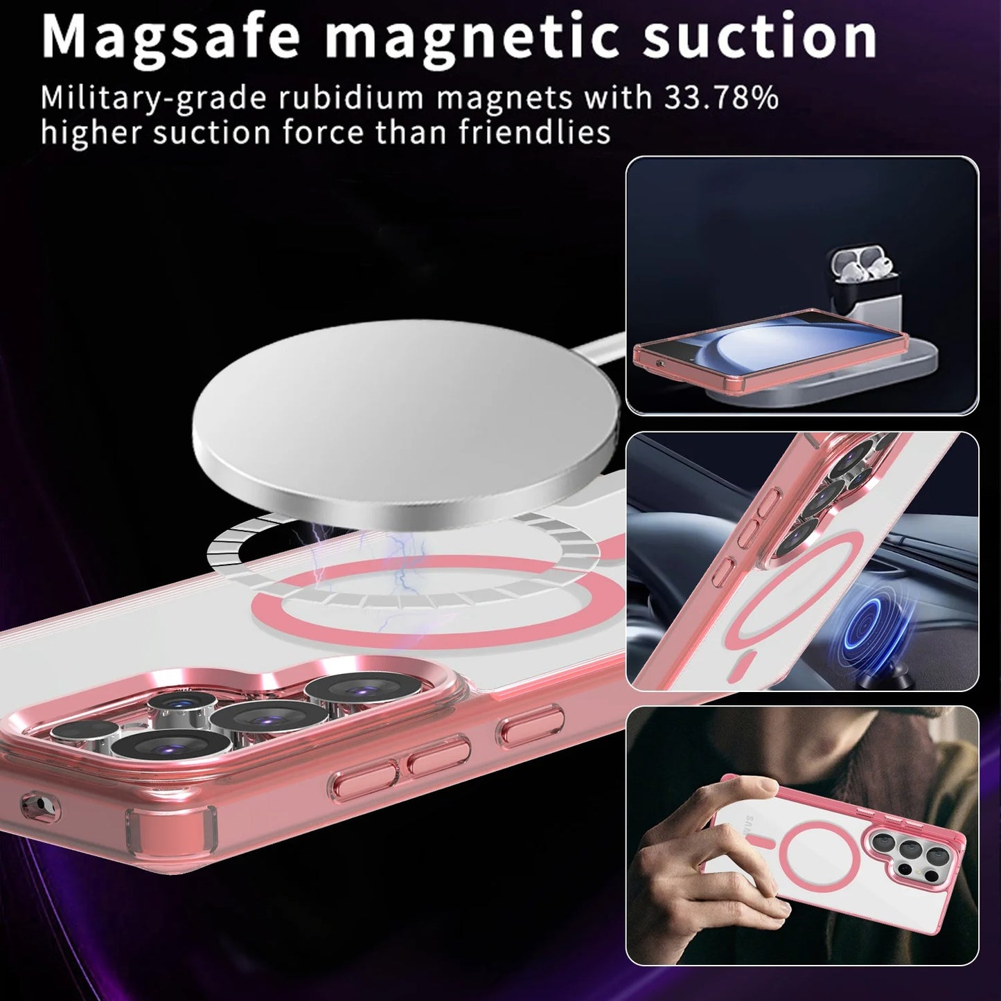 Blush Frost MagSafe Matte Case - Samsung