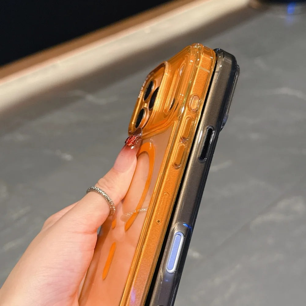 Tech Aesthetic Magnetic Circle Case