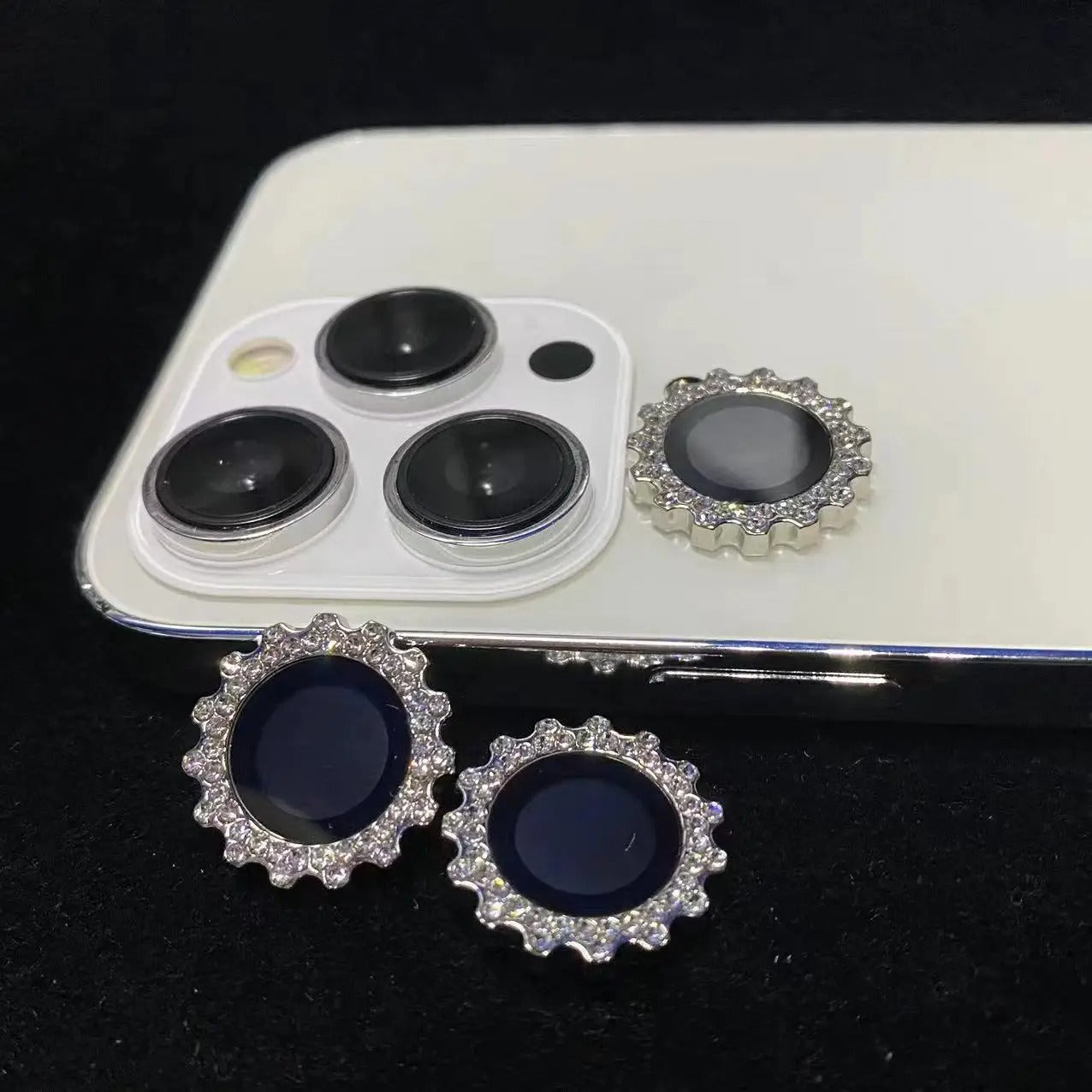 Diamond Sunflower Camera Lens Protector
