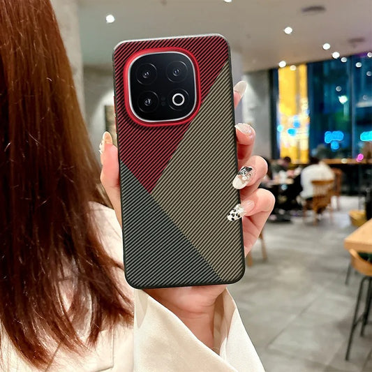 Geometric Carbon Armor Case