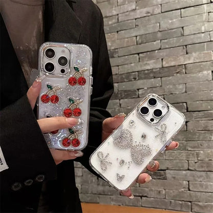 Lovely Cherry Sparkle Design Case