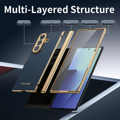 Galaxy Z Fold Series Luxury Anti Fingerprint Electroplated Armor Case