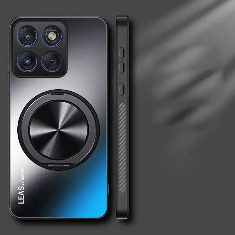 Frosted Dual Shade Rotating Magnetic Grip Case - Motorola