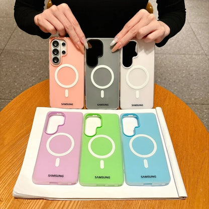 Minimalist Pastel Magnetic Ring Case