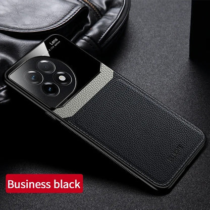 Hybrid Plexiglass Soft Leather Case - OnePlus