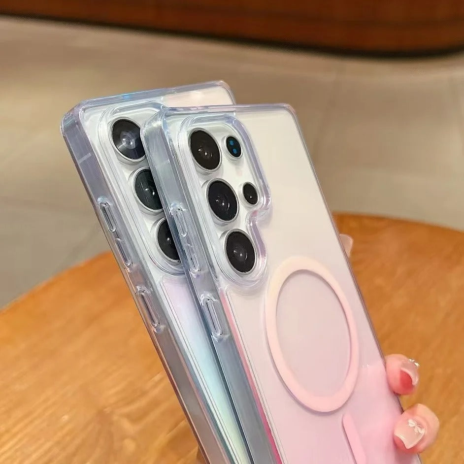 Frosted Aura MagSafe Clear Case