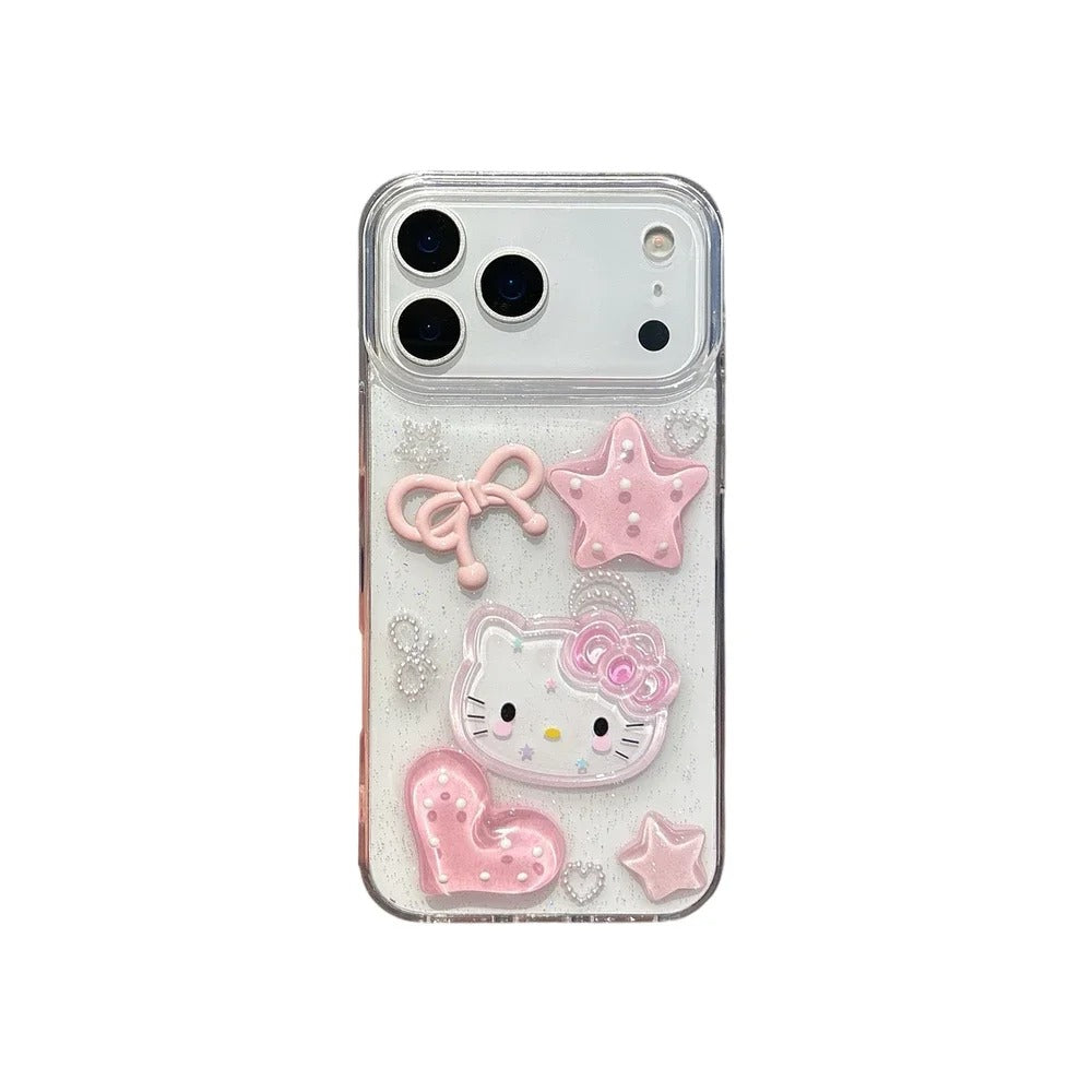 Dreamy Bow & Star Kitty Case