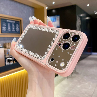 3D Pearl Glam Mirror Case
