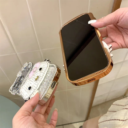 Bling Babe Crystal Bow Kitty Case