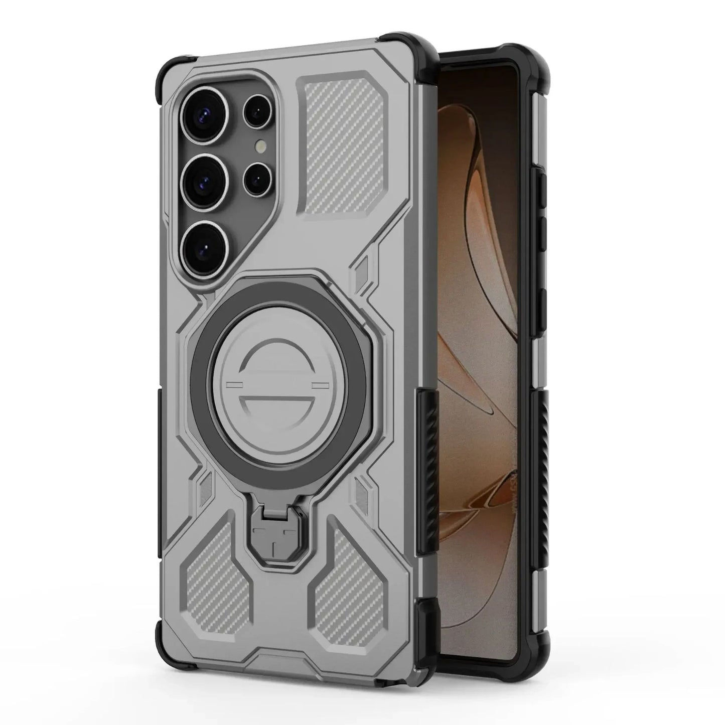 360° Rotatable Magnetic Invisible Stand Case - Samsung