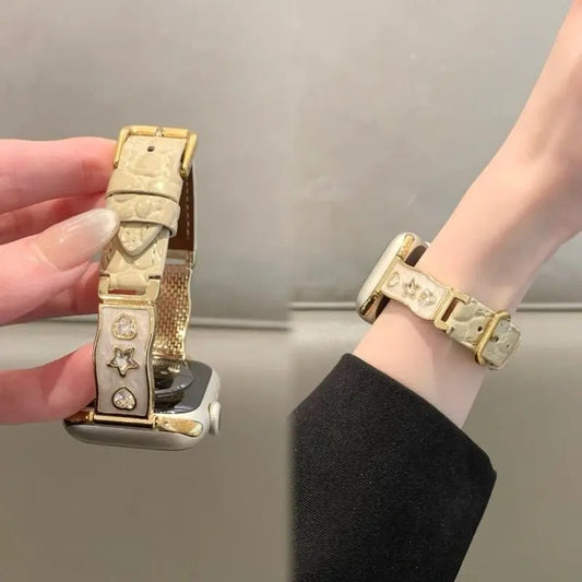 Crowned Night Luxury Watch Strap