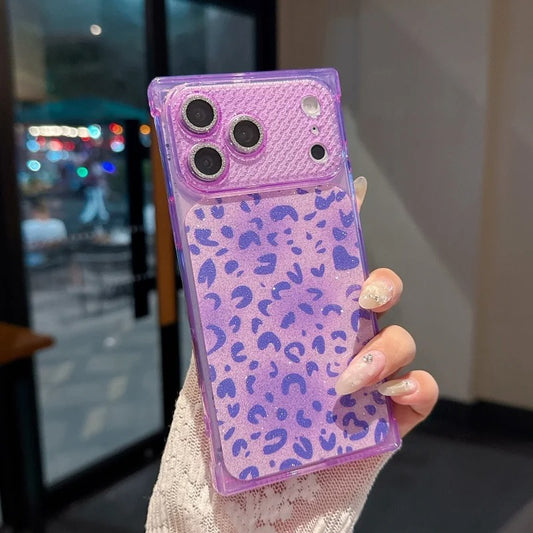 Glam Wild Leopard Sparkle Case