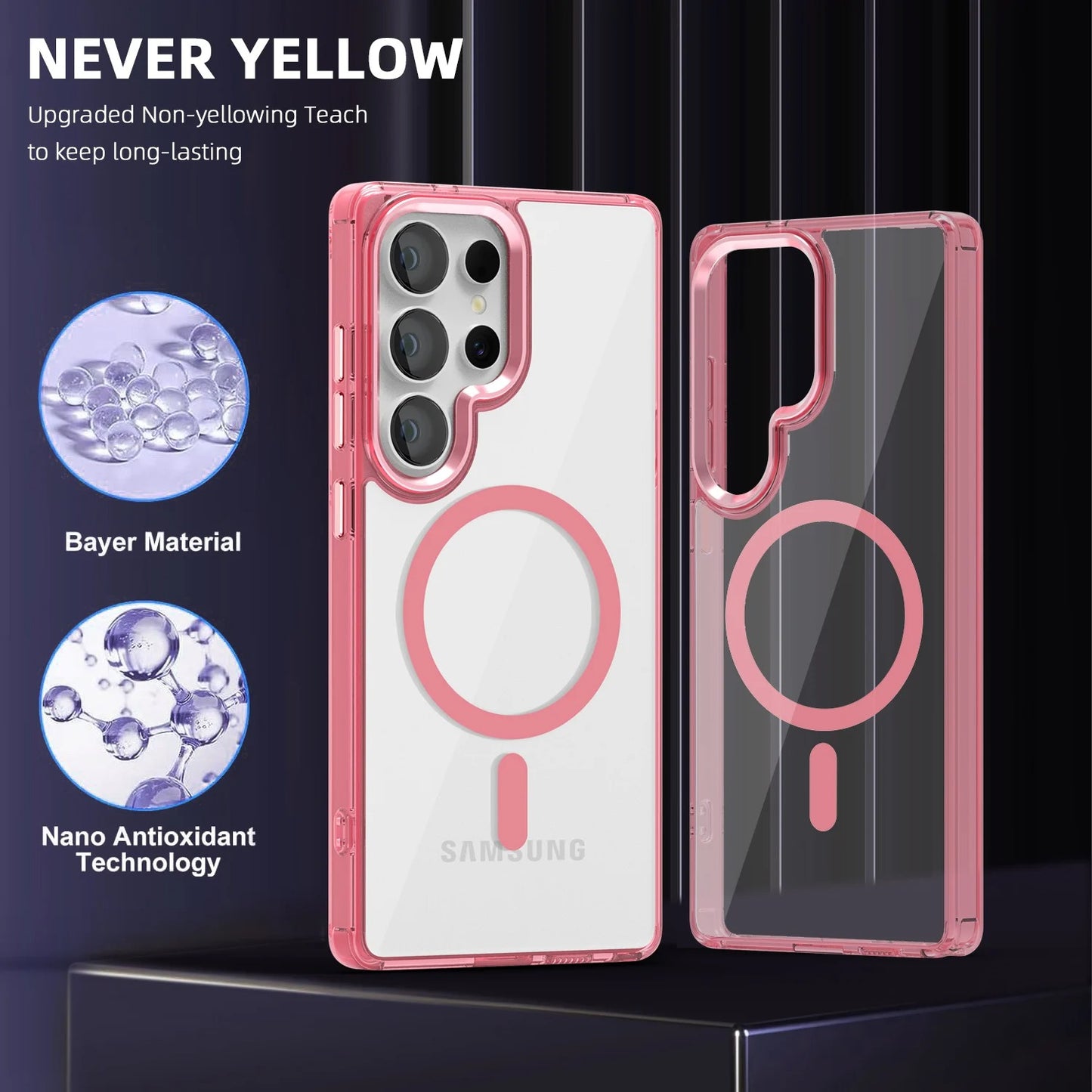 Blush Frost MagSafe Matte Case - Samsung