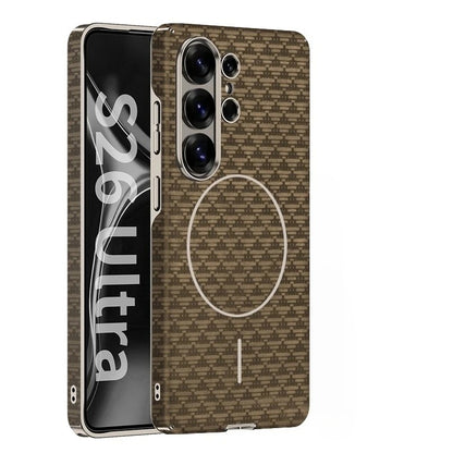 Refined Geometry Weave Magsafe Case