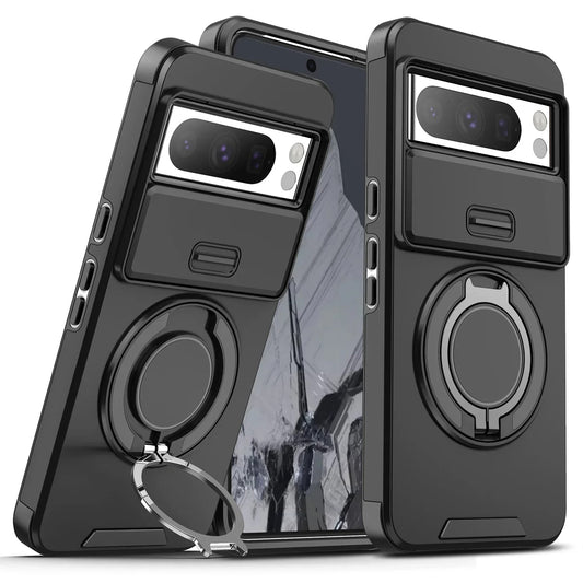 Dual Layer Hybrid Magnetic Ring Stand Case - Google