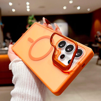 Hybrid Frost Camera Stand Magsafe Case