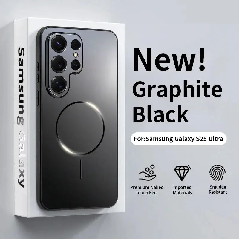 Silky Grip Graphite Matte MagSafe Case
