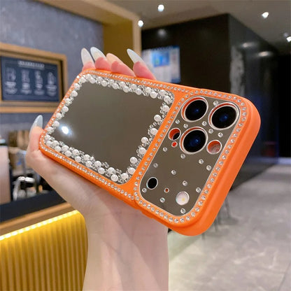 3D Pearl Glam Mirror Case