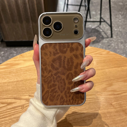 Vintage Espresso Leopard Texture Case