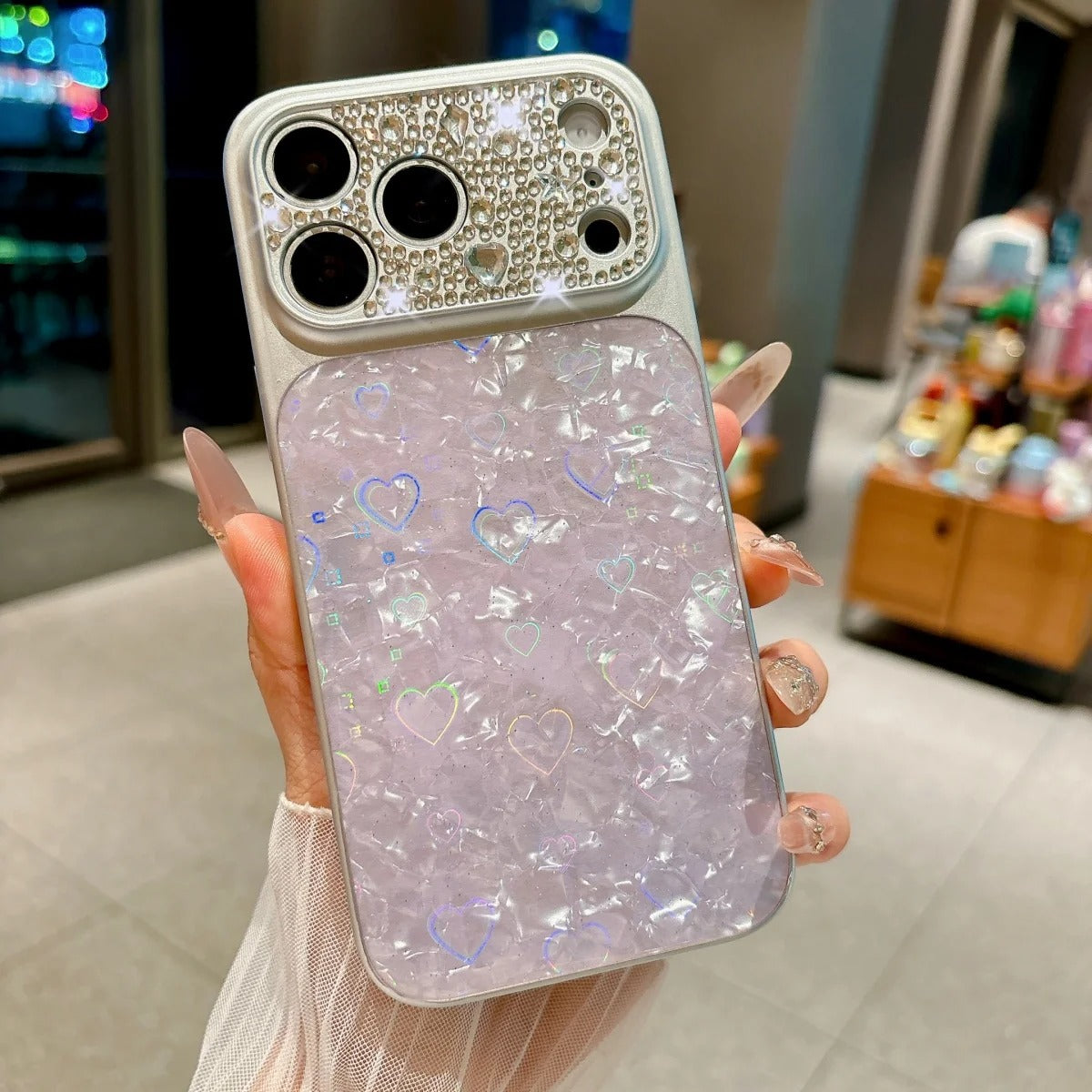 Aurora Heart Gradient Case