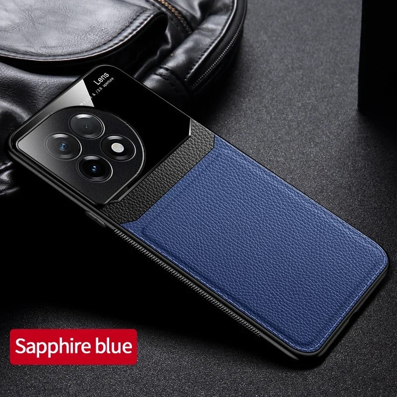 Hybrid Plexiglass Soft Leather Case - OnePlus