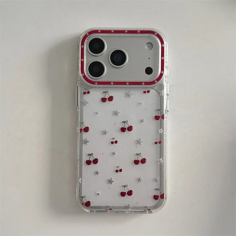 Sweet Cherry Pearl Bow Case