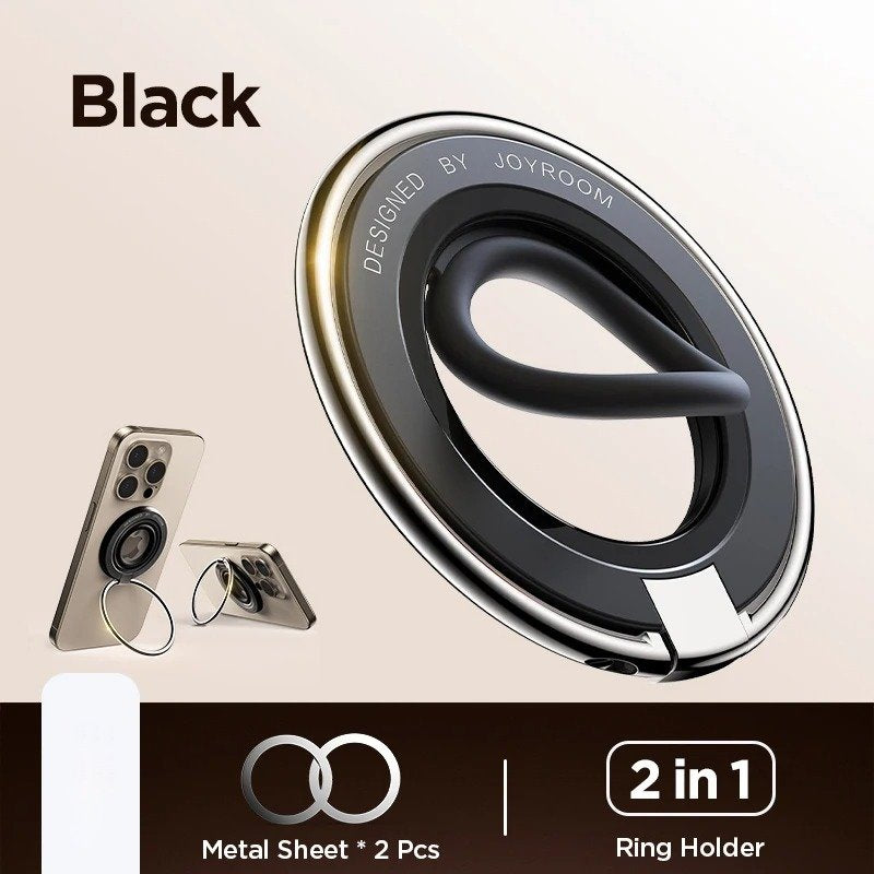 Versatile Strong Magnetic Kickstand Silicone Ring Stand - iPhone