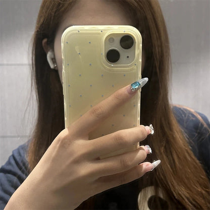 Blush Polka Dot Happy Case