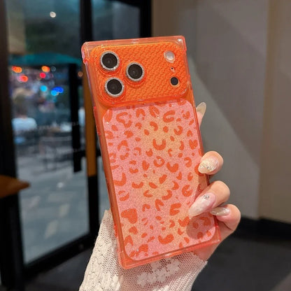Glam Wild Leopard Sparkle Case
