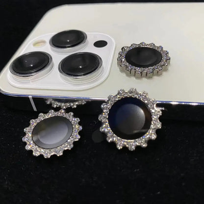 Diamond Sunflower Camera Lens Protector