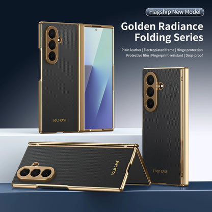 Galaxy Z Fold Series Luxury Anti Fingerprint Electroplated Armor Case