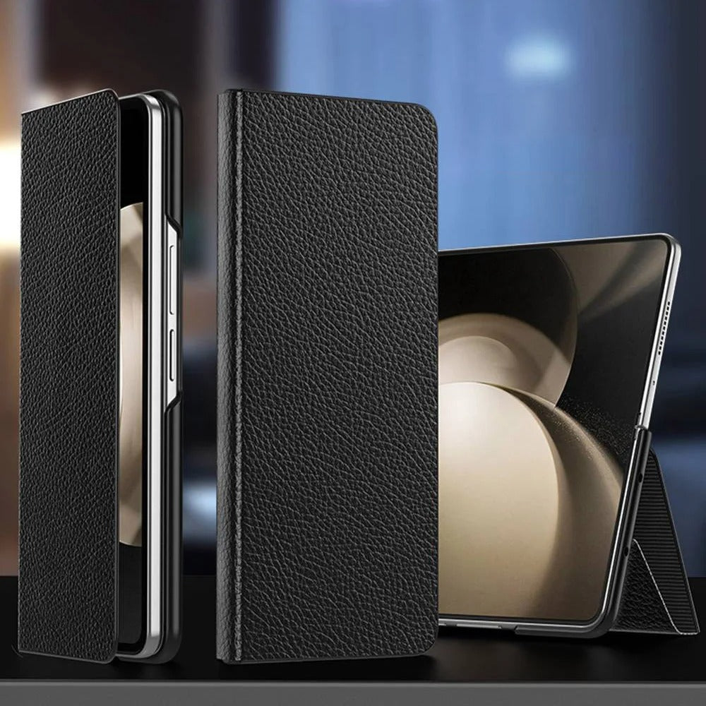 Metro Gem Book Style Leather Case
