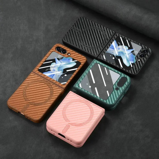 Galaxy Z Series Carbon Fiber MagSafe Case