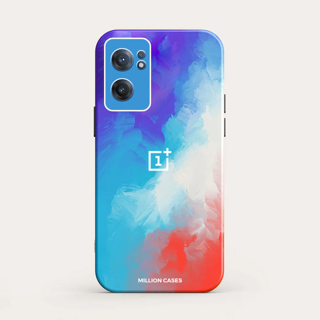 Colorful Brushstroke Canvas Case - OnePlus Nord