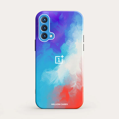 Colorful Brushstroke Canvas Case - OnePlus Nord