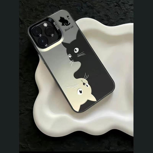 Ingenious Artful Cat Cartoon Case - iPhone