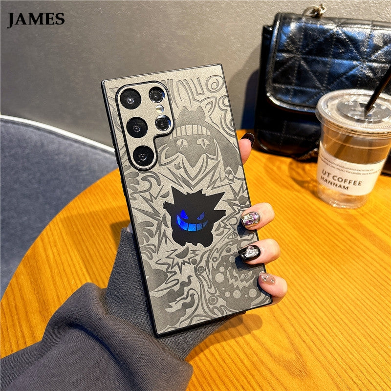 Artistic Anime Leather Emboss Case - Samsung