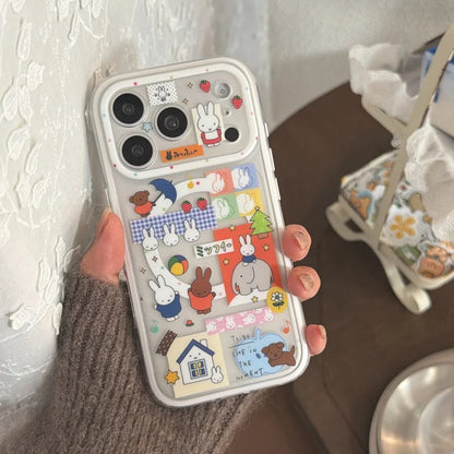 Miffy Patchwork Clear Case