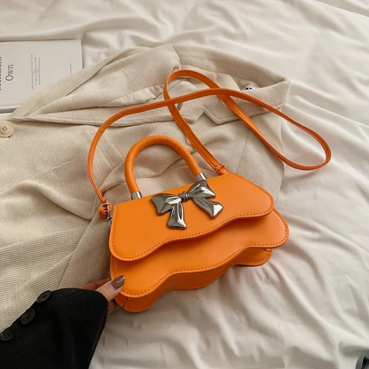 Bow-Accent Mini Handbag