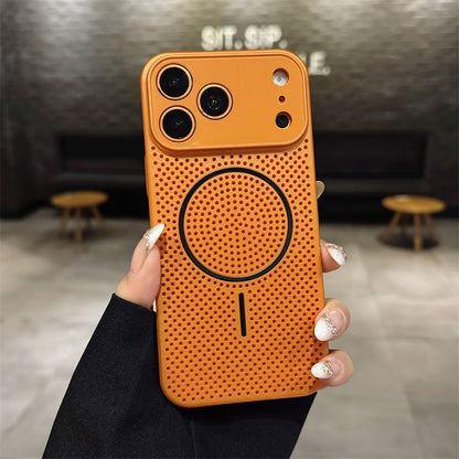 Vibrant Perforated Magnetic Grip Case