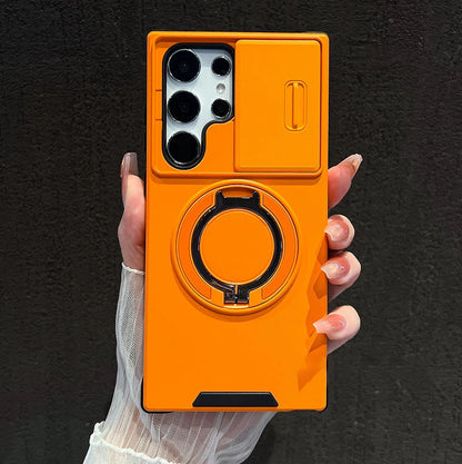 Tactical Kickstand Shockproof Camera Shield Case